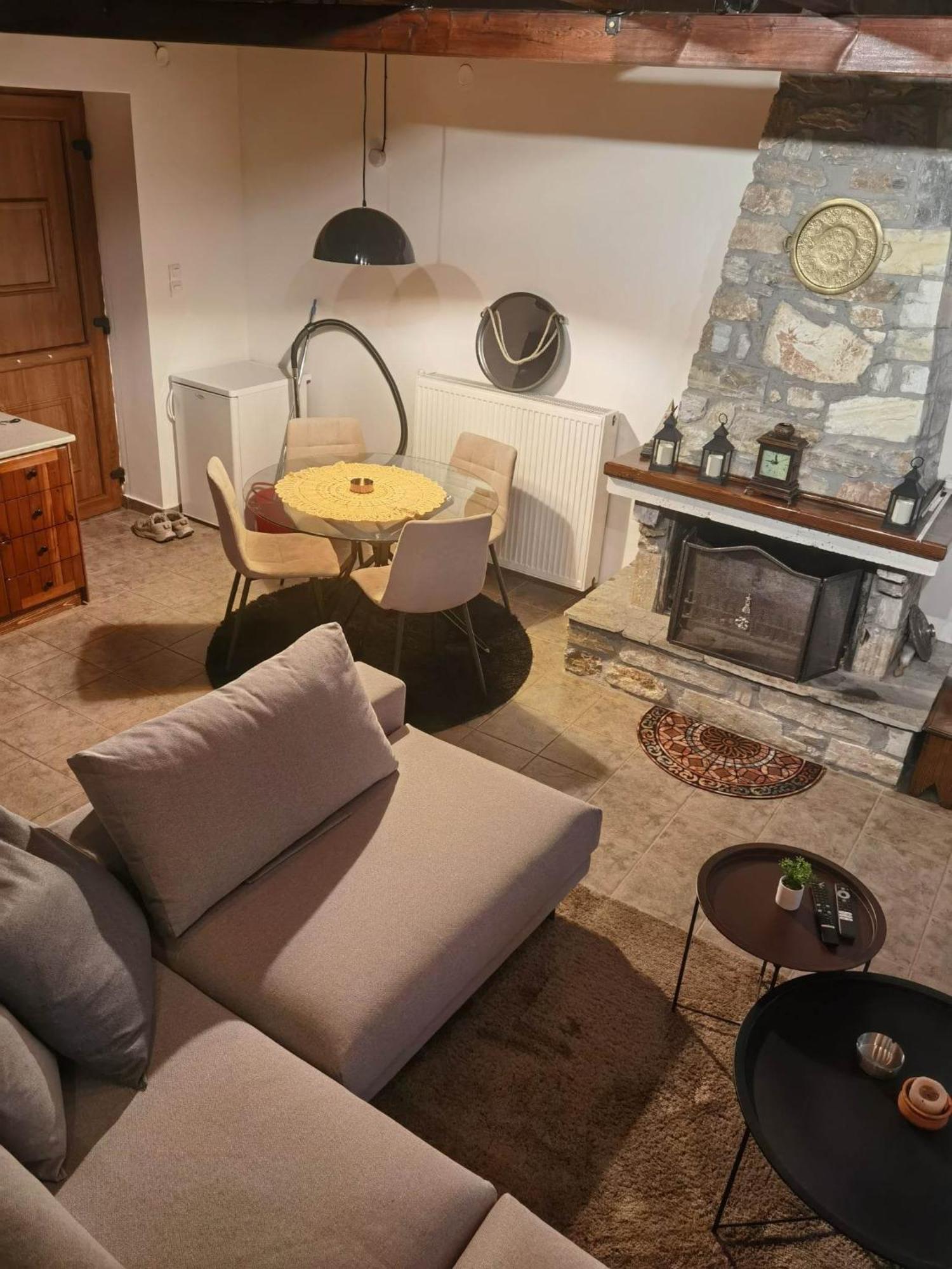 Traditional Stone Cottage In Palio Elatohori Екстер'єр фото