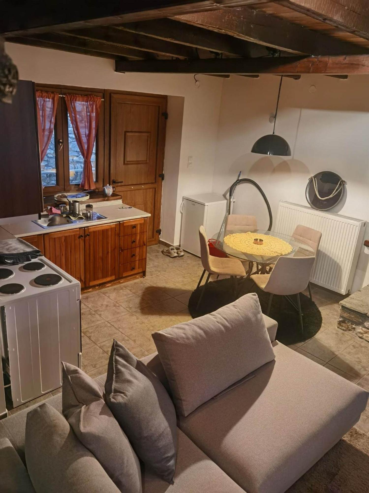 Traditional Stone Cottage In Palio Elatohori Екстер'єр фото