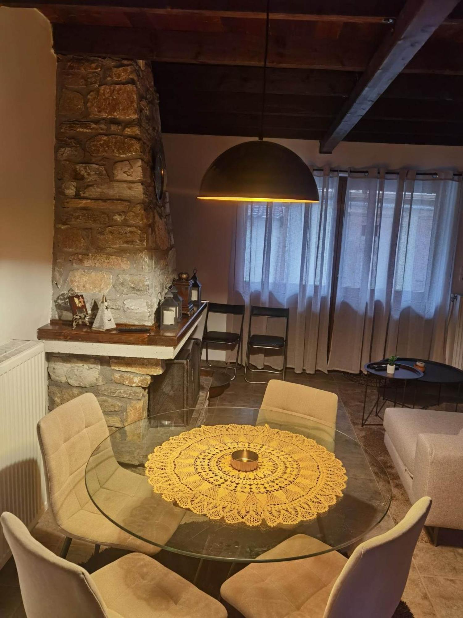 Traditional Stone Cottage In Palio Elatohori Екстер'єр фото