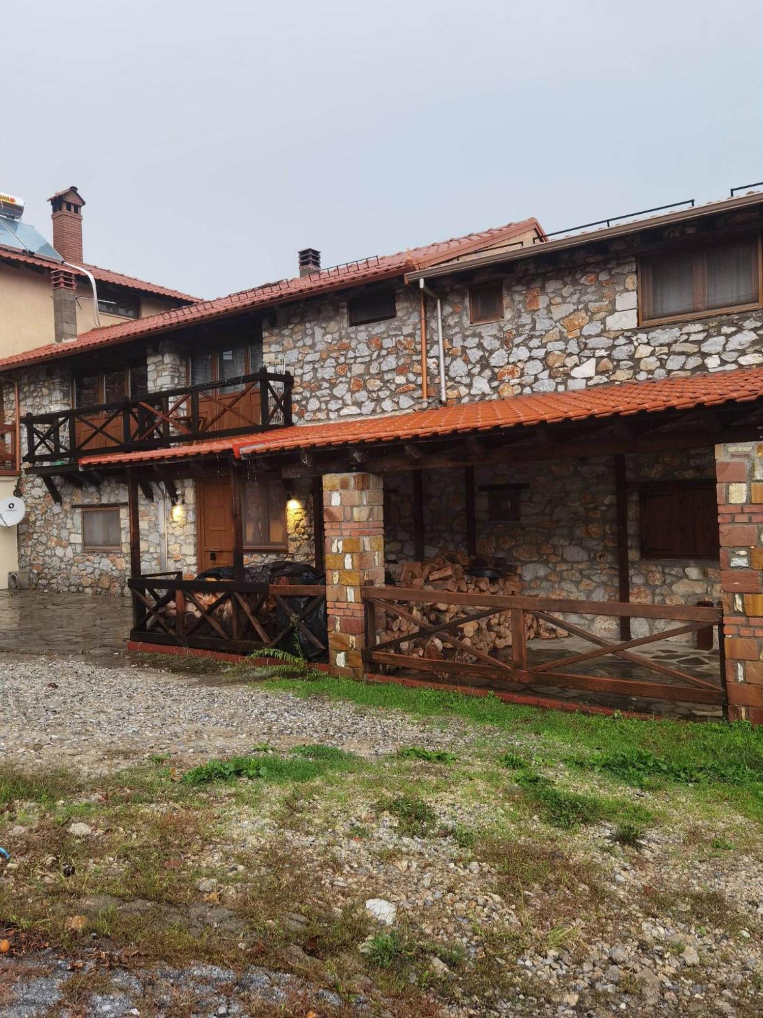 Traditional Stone Cottage In Palio Elatohori Екстер'єр фото