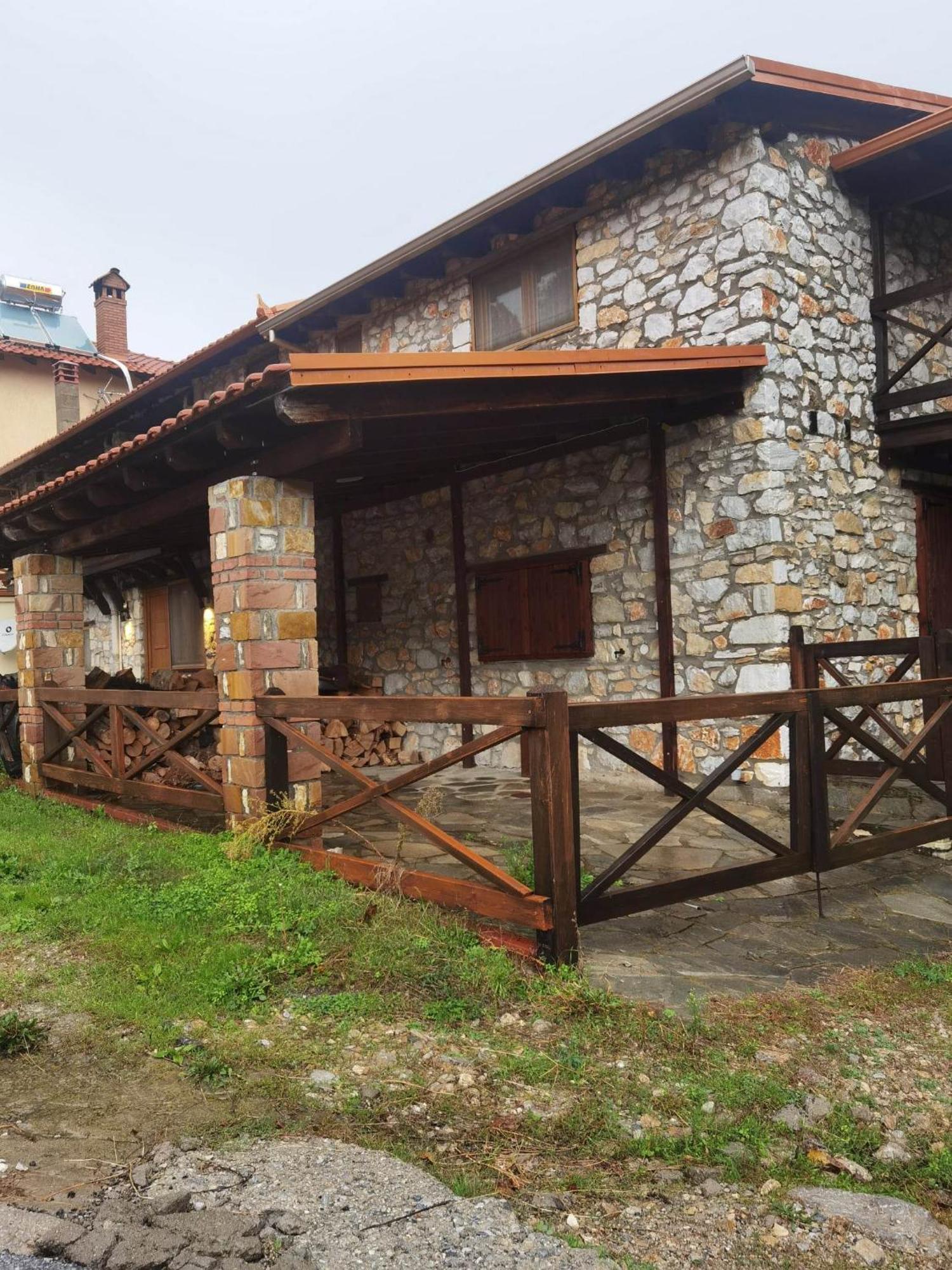 Traditional Stone Cottage In Palio Elatohori Екстер'єр фото