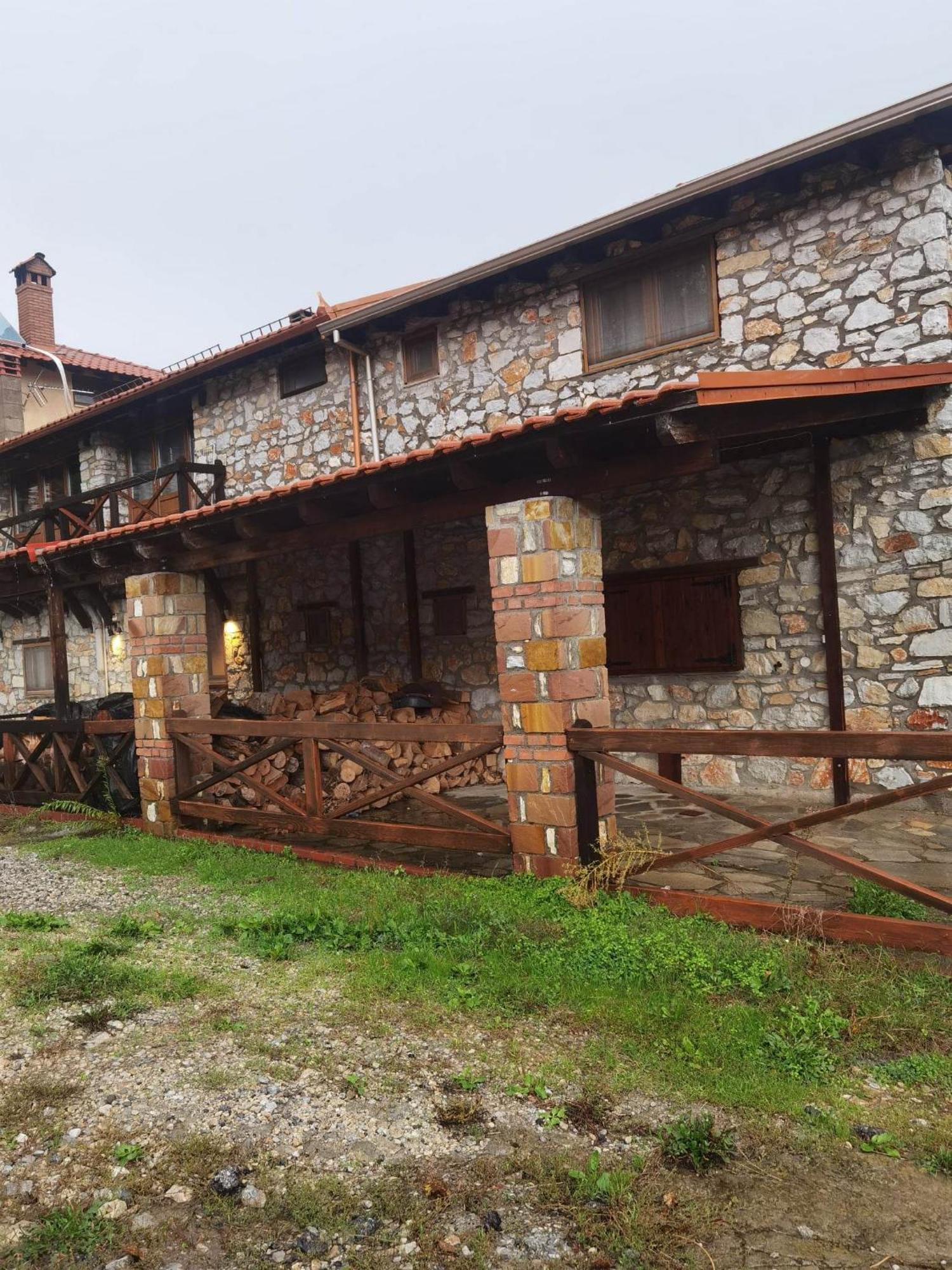 Traditional Stone Cottage In Palio Elatohori Екстер'єр фото